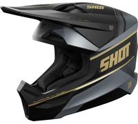Shot Furious Dust Mips Casco de motocross, oro, tamaño XS para Hombres