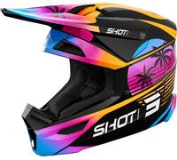 Casco MX Shot Furious Naranja BrillanteM Naranja Brillante