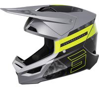 Shot Furious Patrol Casco de motocross, gris-amarillo, tamaño XL para Hombres