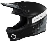 Shot Furious Roll Casco de Motocross, negro-gris, tamaño XL para Hombres
