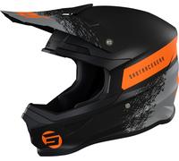 Shot Furious Roll Casco de Motocross, negro-naranja, tamaño L para Hombres