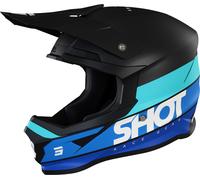 Shot Furious Story Casco de Motocross, negro-azul, tamaño XL para Hombres