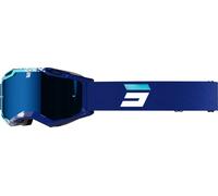 Shot Iris 2.0 Fusion Gafas de motocross, Azul claro/azul oscuro, Talla única