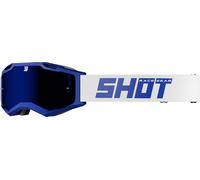 Shot Iris 2.0 Solid Gafas de motocross, blanco-azul para Hombres