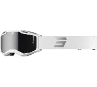 Shot Iris 2.0 Tech Gafas de motocross, blanco/gris, Talla única