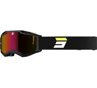 Shot Iris 2.0 Tech Gafas de motocross, negro-amarillo para Hombres