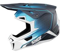 Shot Lite Challenger Casco de motocross, Mate azul, Talla L (59/60)