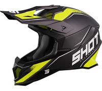 Shot Lite Prism Casco de Motocross, negro-amarillo, tamaño M para Hombres