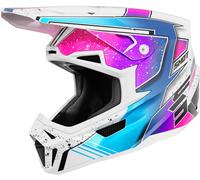 Shot Lite Racing Mips Casco de motocross, blanco-rosa, tamaño XL para Hombres
