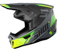 Shot Lite Ultra Casco de motocross, gris-amarillo, tamaño 2XL para Hombres