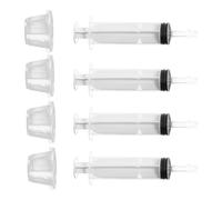 Shot Maker,Jeringas para Shots | Chupitos de gelatina de Halloween de 60 ml con tapa con punta | Favor de fiesta de Halloween multifuncional con 4 tazas, jeringa de chupito 4X para Acción