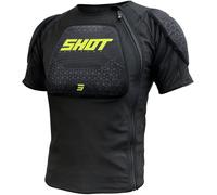 SHOT Protecciones Airlight Junior Black / Neon Yellow S