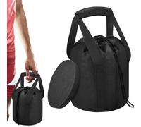 Shot Put Carry Bag - Oxford Cloth PVC Foam 15.24x24.89cm | 6 To 16 Lbs Shot Put Storage Organizer With Protective Foam Pad | Portable Athletics Equipment Carrying Bag For Training Competitions