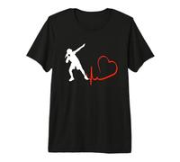 Shot Put Girl Heartbeat Funny Shotput Thrower Atletas Camiseta Premium