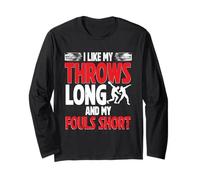 Shot Putter Disparo Throws Long Fouls Short Manga Larga