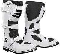 Shot Race 2 Botas de Motocross, negro-blanco, tamaño 41 para Hombres
