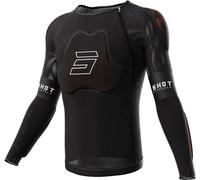 Shot Race D3O Camisa de protección, negro, tamaño XL para Hombres