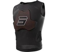 Shot Race D3O Chaleco protector, negro, tamaño S para Hombres