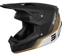 Shot Speed Atomic Mips Casco de motocross, oro, tamaño S para Hombres