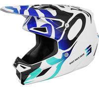 Shot Speed Ghost Casco de motocross, Azul, Talla M (57/58)