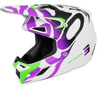 Shot Speed Ghost Casco de motocross juvenil, morado, Talla Y/L (53/54)