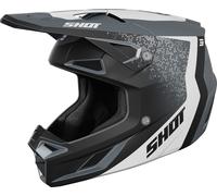 Shot Speed Hybrid Casco de motocross, Grey matt, Talla XS (53/54)