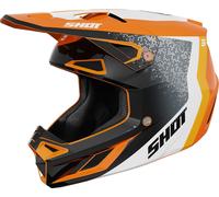 Shot Speed Hybrid Casco de motocross, naranja, tamaño L para Hombres