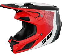 Shot Speed Hybrid Casco de motocross, rojo, tamaño XS para Hombres
