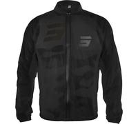 Shot Stretchable Windbreaker Chaqueta impermeable, negro, Talla L