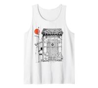 Shotokan Karate Dojo Tokio Japón Ilustración Camiseta sin Mangas