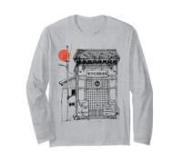 Shotokan Karate Dojo Tokio Japón Ilustración Manga Larga