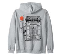 Shotokan Karate Dojo Tokio Japón Ilustración Sudadera con Capucha