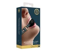 SHOTS Ouch! Halo - Breathable Ball Gag - Green