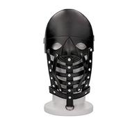 Shots - Ouch! Pain Ouch! Pain by Shots Máscara masculina de cuero Negro - 360 g