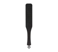 SHOTS Ouch! - Pala De Silicona Texturizada Color Negro 170 g