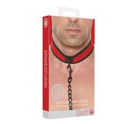 Shots Ouch Puppy Play Puppy Collar w/Leash - Red