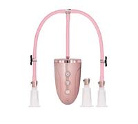 Shots PMP039ROS Conjunto para Bomba Automática Recargable de Clitoris y Pezones, Rosa, L