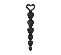 Shots - Shots Toys Silicone Anal Beads - Black 103 ml