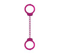 Shots Toys Metal Ankle Cuffs Rosa Esposas para Tobillo - 271 gr