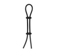 Shots Toys Shots Toys - Double Stretch Booster - Doble Anillo Ajustable - Negro 12 g