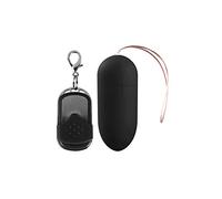 Shots Toys SHT025BLK Huevo vibrador a distancia para adultos - Vibrador de 10 velocidades - Negro - Pilas incluidas para el huevo y el mando - Adecuado para jugar en solitario o en pareja