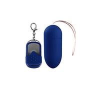 Shots Toys SHT025BLU Huevo vibrador a distancia para adultos - Vibrador de 10 velocidades - Azul - Pilas incluidas para el huevo y el mando - Apto para jugar en solitario o en pareja