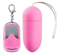 Shots Toys SHT025PNK Huevo vibrador a distancia para adultos - Vibrador de 10 velocidades - Rosa - Pilas incluidas para el huevo y el mando - Apto para jugar en solitario o en pareja