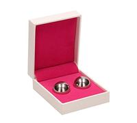Shots Toys SHT113 Bolas Ben Wa Para Mujer - Peso Medio - Plata - Metal - Peso: 87 gramos - Diámetro: 2cm