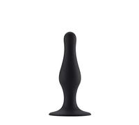 Shots Toys Tapón Anal, en Silicona, Tamaño S, Color Negro - 1 Unidad