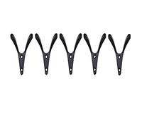 SHOUKAII Clothes Coat Rack Wall Mount 5 Pack Home Storage Wall Mount Hooks Metal Hooks Heavy Duty Coat Hooks Entryway Coat Hooks Towel Hooks Wall Coat Rack Hanger
