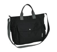 Shoulder Bag For Women, New Canvas Solid Color Simple Fashion One Messenger(Black)
