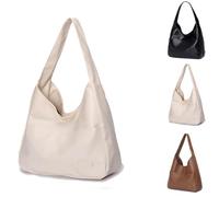Shoulder Bag,Tote Bag for Women - Vegan Leather Tote Bag Hobo Bags Shoulder Bag Valentines Day Gifts Birthday Gifts for Women (White)