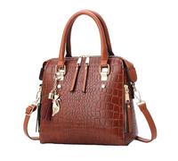 Shoulder Bags For Women Winter Stone Pattern Large Capacity Casual Fashion Versatile Crossbody Bag(Yellow)