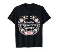Shoulder Replacement Warrior Recuperación posquirúrgica - Camiseta gráfica económica, Hombre, Negro, L